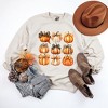 Simply Sage Market Women's Graphic Sweatshirt Coquette Fall Pumpkin Chart - 3 of 4