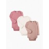 Colored Organics 3-Pack Classic Long Sleeve Bodysuit Bundle - 2 of 3