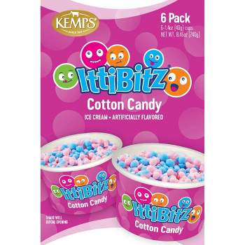 IttiBitz Cotton Candy Ice Cream - 8.46oz/6pk