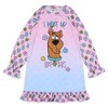 Scooby-Doo Girls' I Woke Up Like This Flower Sleep Pajama Dress Nightgown Purple - 2 of 4