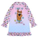 Scooby-Doo Girls' I Woke Up Like This Flower Sleep Pajama Dress Nightgown Purple