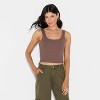 Women's Slim Fit Scoopneck Tank Top - Wild Fable™ - 2 of 4