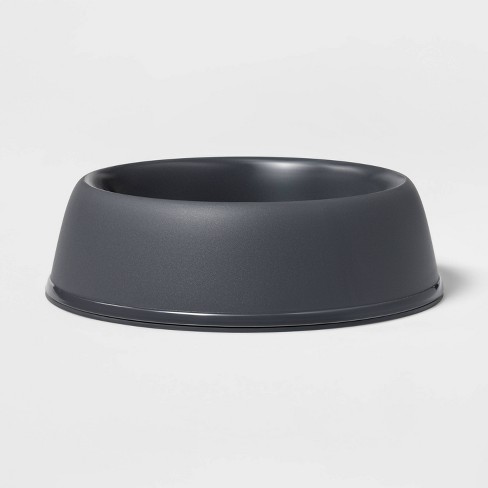 Modern Short Metal Elevated Dog Bowl With Natural Wood Top - Black - Boots  & Barkley™ : Target