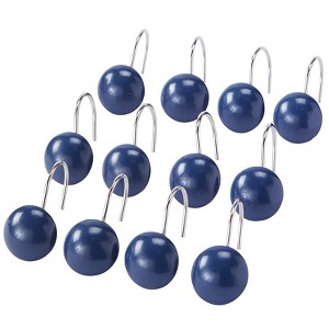 The Lakeside Collection Summer Palm Bath Collection - Set of 12 Shower Hooks 12 Pieces - 1 of 2