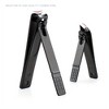 DOMETOUR 10-Piece Black Nail Clippers Kit with Travel Case ¨C Professional Cuticle Nippers & Clippers, Complete Grooming Set for Home & Travel - 3 of 4