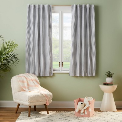 Irregular Mini Striped Kids' Blackout Window Curtain Panel - Pillowfort™