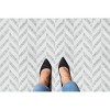GoodGram Peel N' Stick DIY Retro 12x12 Self Adhesive Vinyl Floor Tile - 20 Tiles (20 Total SF in a Box) - Chevron - 20 Tiles/20 sq. ft. - 3 of 4