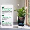2 Pack Tall Planter with Drainage Holes＆Water Level Monitor＆Inner Bucket - 3 of 4