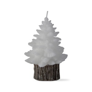 tagltd Spruce Small Rustic Tree Shaped Candle Christmas Decoration Decor - 1 of 3