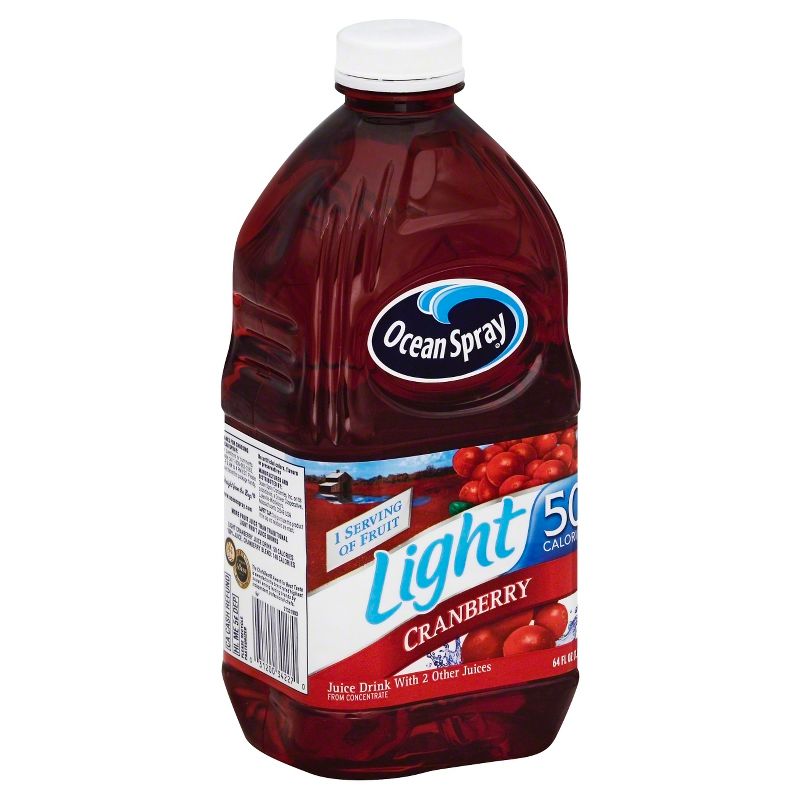 Ocean Spray Light Cranberry Juice - 64 fl oz Bottle, 1 of 7