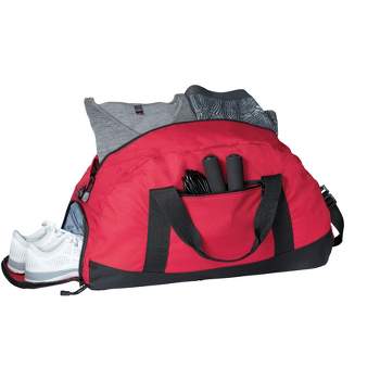 Port Authority 55L Classic Solid Color Sport Duffel Bag with Built-In Bottom Board