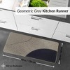 Evideco French Home Goods Geometric Kitchen Mat - 3 of 4