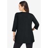 Jessica London Women's Plus Size Stretch Knit Swing Tunic - 3 of 4