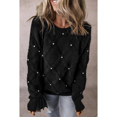 Women's Pearl Sweater - Little Daisy Closet