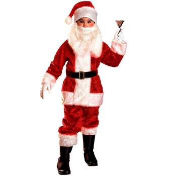 Rubies Boy's Plush Santa Suit Costume & Accessory Kit