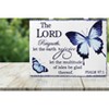 Uplifting Indigo Plaque Set of 3 – The Lord 8 inch by Manual Woodworkers and Weavers - 3 of 3