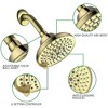 Adjustable Shower Head with 6 Spray Patterns, Anti-Clogging Nozzles, High Pressure, Easy Installation, Fixed Rain Style - image 4 of 4