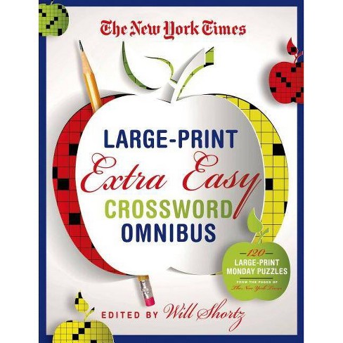the new york times large print extra easy crossword puzzle omnibus paperback target