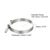 Unique Bargains 304 Stainless Steel T-Bolt Connecting Hose Clamps 2 Pcs - 2 of 4