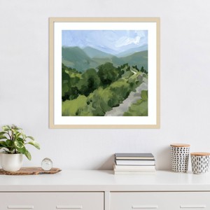 Amanti Art Tree Lined Path I by Victoria Barnes Framed Wall Art Print - 1 of 4