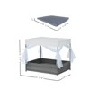 DSVIMOY Dog Bed, Pet Bed, Pet Enclosures, Seasonal Pet Furniture, Dog Bed With Curtain, Black, 35.83"*27.95"*31.89" - 3 of 4