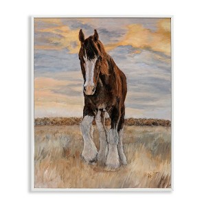Stupell Industries Colt Horse Farmhouse Animal Framed Giclee Art - 1 of 4
