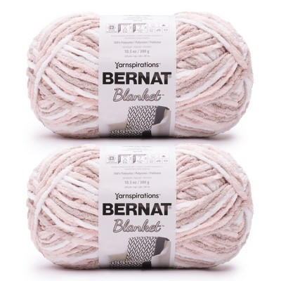 Bernat Blanket Big Ball Yarn 2 Pack-Salmon Sand Variegated