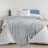PiccoCasa 350 GSM Sofa Fleece Throw Soft Microfiber Blanket - 2 of 4