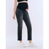 Women's Secret Fit Over the Belly Slim Straight Leg Jeans | Motherhood Maternity - 3 of 4