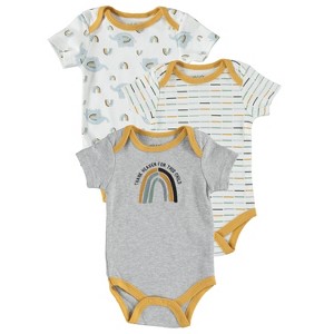Chick Pea Gender Neutral Baby bodysuit Short Sleeve Bodysuit Cute Baby Shower Gift - 1 of 3