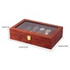 YIYIBYUS Watch Box, Watch Storage Case for Men Women, Watch Organizer - 3 of 4