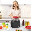 OPUX Insulated Lunch Box Men Women, Large Soft Cooler Bag Work School Picnic, Leakproof Tote Shoulder Strap Kid Adult - 3 of 4
