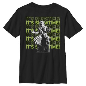 Boy's Beetlejuice It's Showtime Repeat T-Shirt - 1 of 4