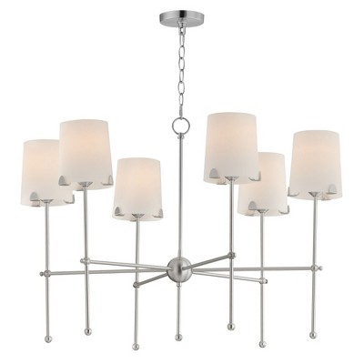 Maxim Lighting Huntington 6 - Light Chandelier in  Satin Nickel