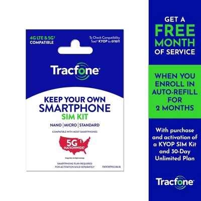 Tracfone Bring Your Own Phone SIM Activation Kit
