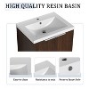 Vynxaria 36 Inch Soft Close Doors Bathroom Vanity With Sink, A Small Storage Shelves, 24" and 12" Combination Cabinet - 4 of 4