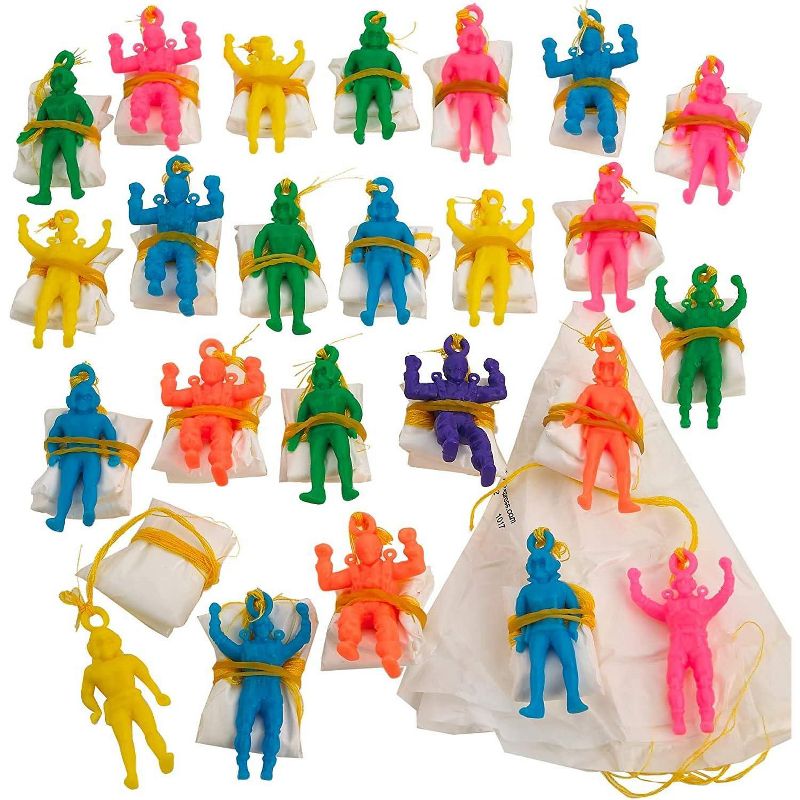Kicko 24" x 1.75" Assorted Colors Cool Airborne Action Figures - 24 pack, 5 of 6
