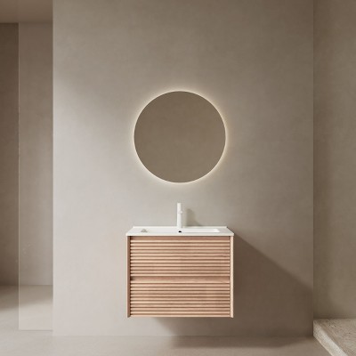 NicBex Floating Bathroom Vanity with Sink,Bathroom Sink Vanity with 2 Drawers,Bathroom Sink Cabinet without Drain and Faucet,Pre-assemble