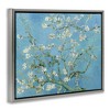 Stupell Industries Almond Blossoms Vincent van Gogh Classic Tree Blossom Painting Floating Frame Canvas Art, Gray, 31" x 25" - 2 of 4