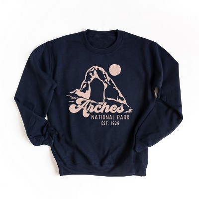 Simply Sage Market Women's Graphic Sweatshirt Vintage Arches National Park