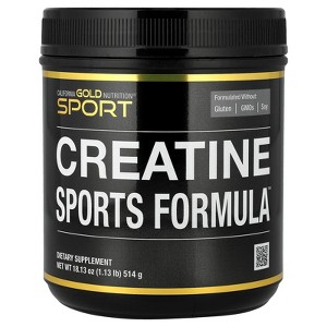 California Gold Nutrition Sport, Creatine Sports Formula™, with Amino Acid Blend, Beta-Alanine, Beet Juice & Coconut, 1.13 lb (514 g) - 1 of 4