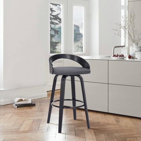 Target faux discount leather bar stool