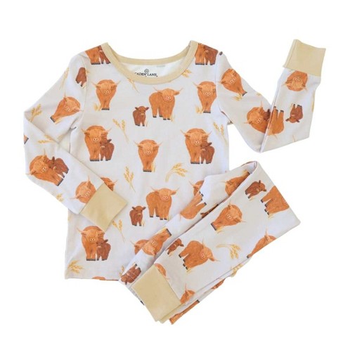 Caden Lane® Happy Highland Cows Two Piece Pajama Set* : Target