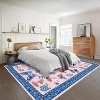 Washable Rug - Non-Slip Soft Farmhouse Carpet Low Pile Thin Floor Cover for Living Room, Bedroom Nursery Dining Room Dorm - 3 of 4