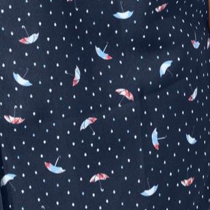 navy umbrella print