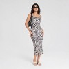 Women's Cowl Neck Midi Slip Dress - A New Day™ - 4 of 4