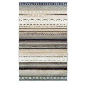 Traditional Floral Indoor Hallway Entryway Runner Rug by Blue Nile Mills - 1 of 4