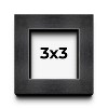 PosterPalooza | Square Minimalist Grey Picture Frame - UV Acrylic, Foam Board Backing, Hanging Hardware - 2 of 4