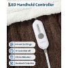 Heated Blanket Electric Blanke Soft SHER PA with 4 Heating Levels & Auto Off, Overheat Protection, Machine Washable, ETL Certification - 2 of 4
