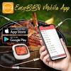 Nutrichef Bluetooth Meat Thermometer for Grilling - White - image 4 of 4